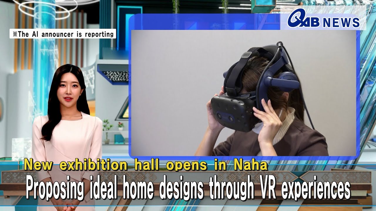 New exhibition hall opens in Naha　Proposing ideal home designs through VR experiences