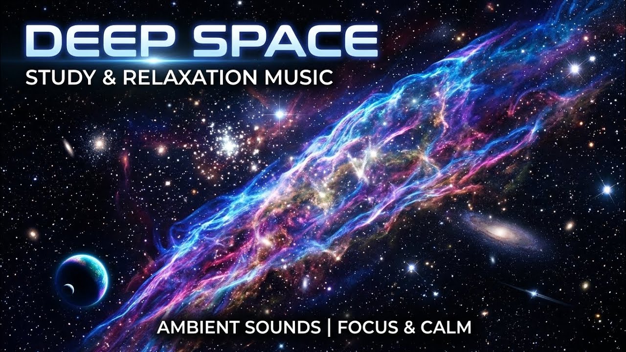 Relaxing Space Study Music 🌌 |  Deep Focus | Background Music | No Distractions