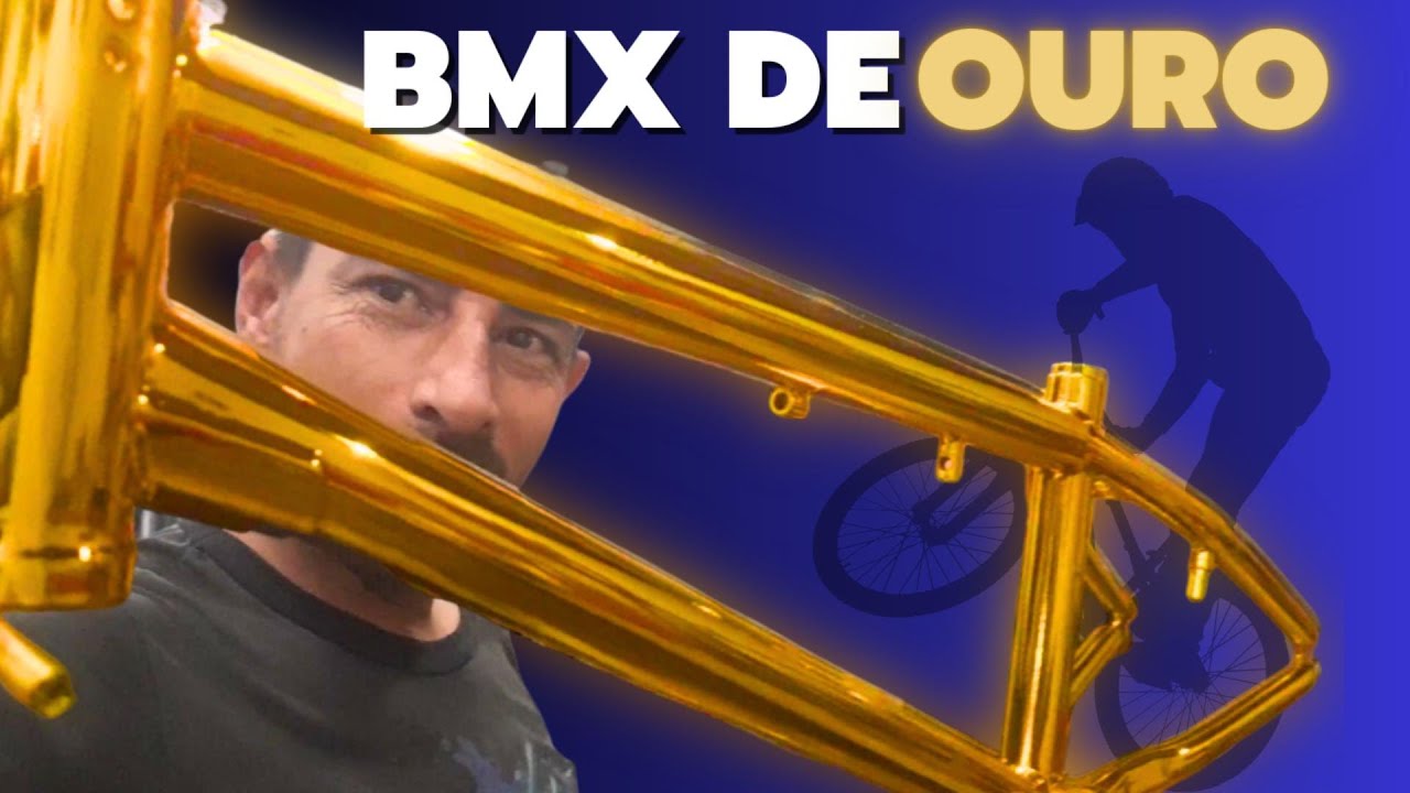 BMX COR DE OURO METALIZAÇÃO PASSO A  PASSO