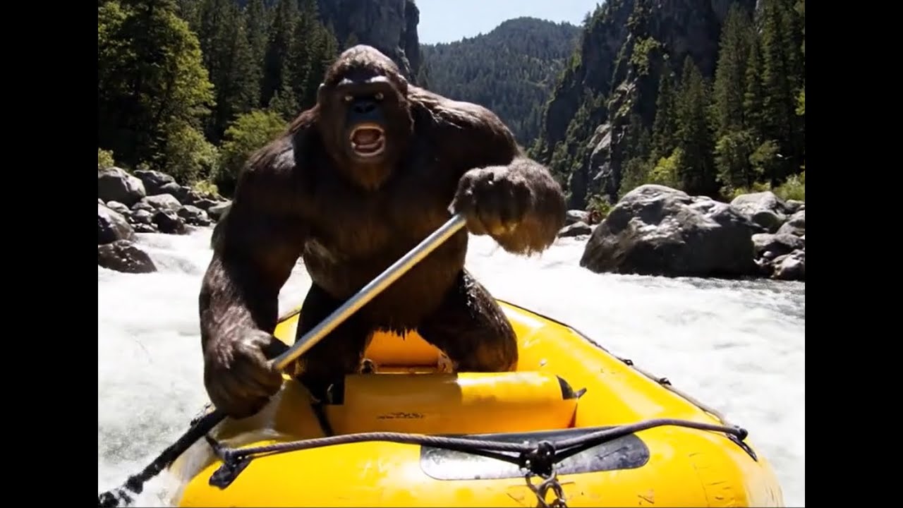 Bigfoot's Epic Whitewater Rafting Fail!