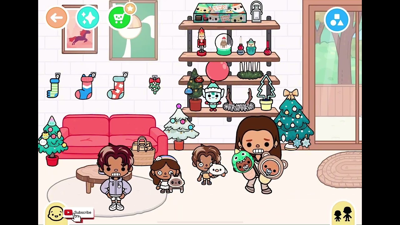 #toca #roleplay IS SANTA REAL???🎅🎅🎅{with voice 🎙️}
