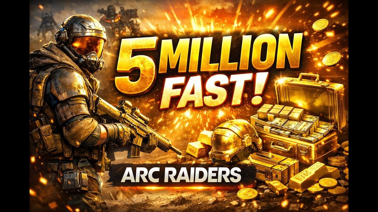 Million FAST in ARC Raiders 💰 Golden Items Strategy#ARCRaiders #GoldItems #LootGuide #Gaming