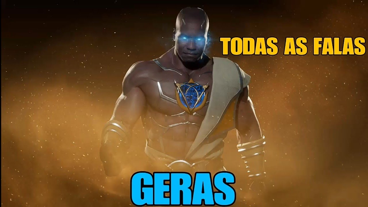 MORTAL KOMBAT 11 ULTIMATE TODAS AS FALAS DO GERAS (DUBLADO PT-BR)