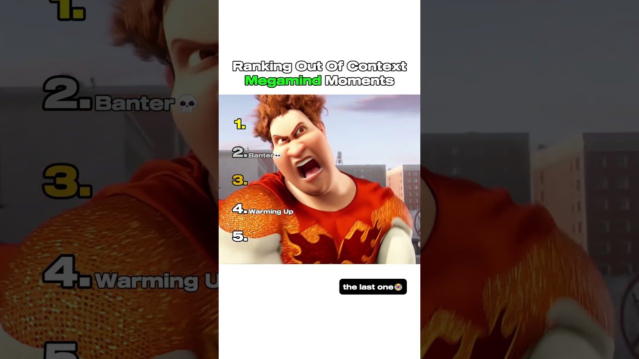 Ranking Megamind Moments😂