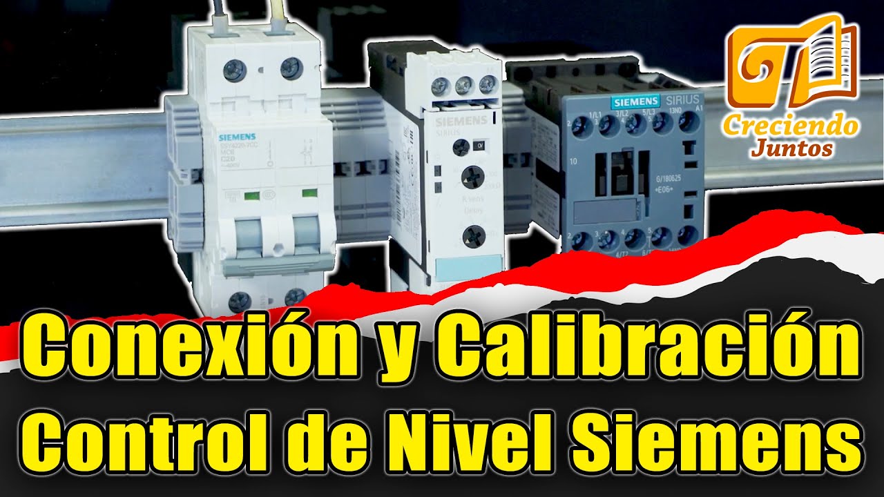 Conexión y calibración de control de nivel Siemens