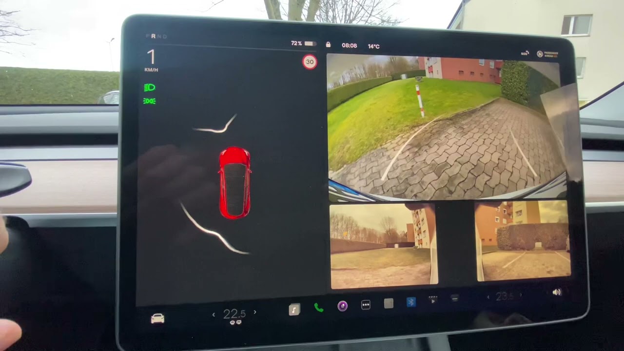 Tesla Vision без парктроников! #new #withoutparkingsensor