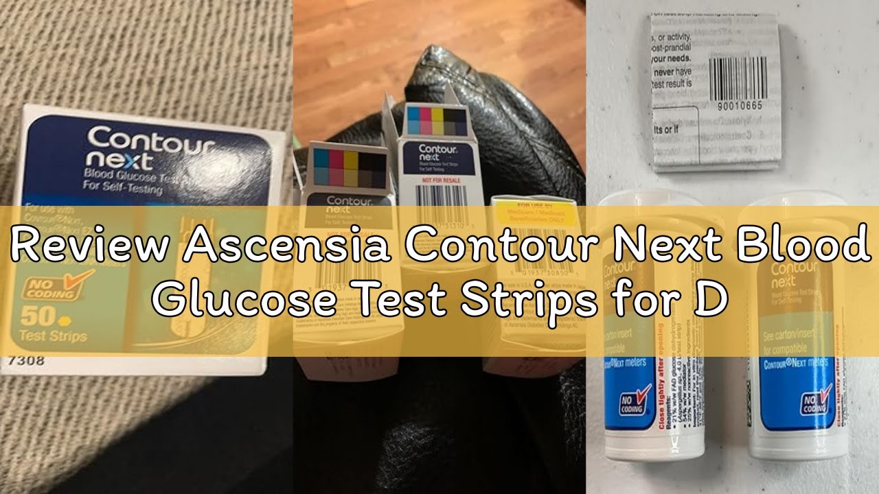 Review Ascensia Contour Next Blood Glucose Test Strips for Diabetes – 70 Count (1 Pack) - Accurate,