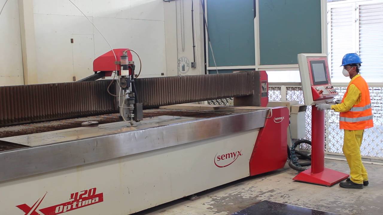 Zebian's Waterjet Machine in Production