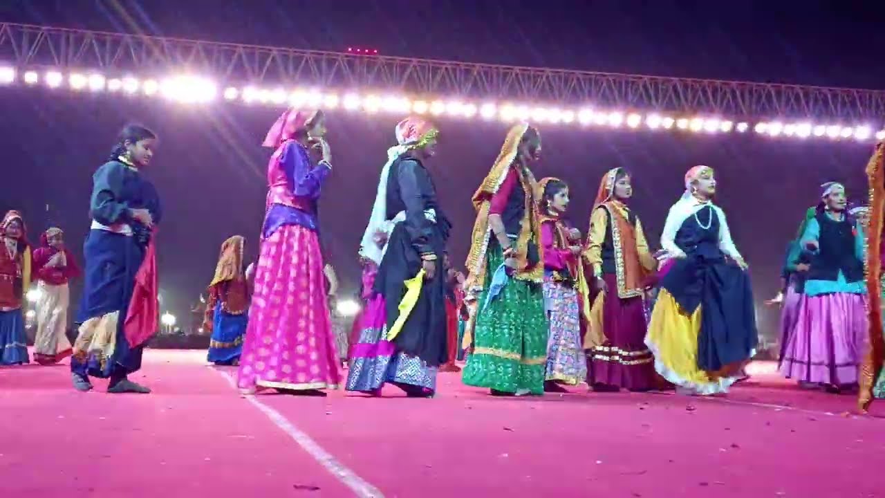 Jai nanda jai gaura . Uttarakhand folk dance in 18th national jamboree Rajasthan #jamboree