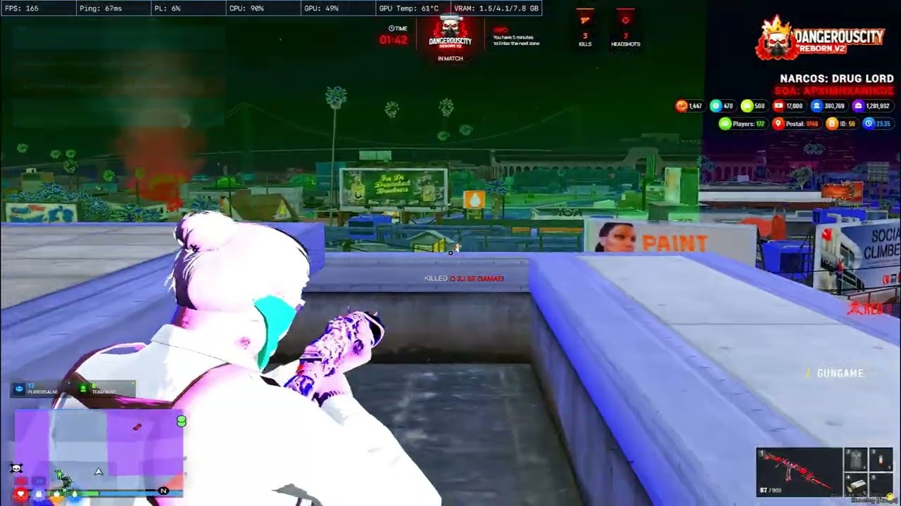 MOISSANITE| PvP Highlights Dangerous City RebornV2 #8