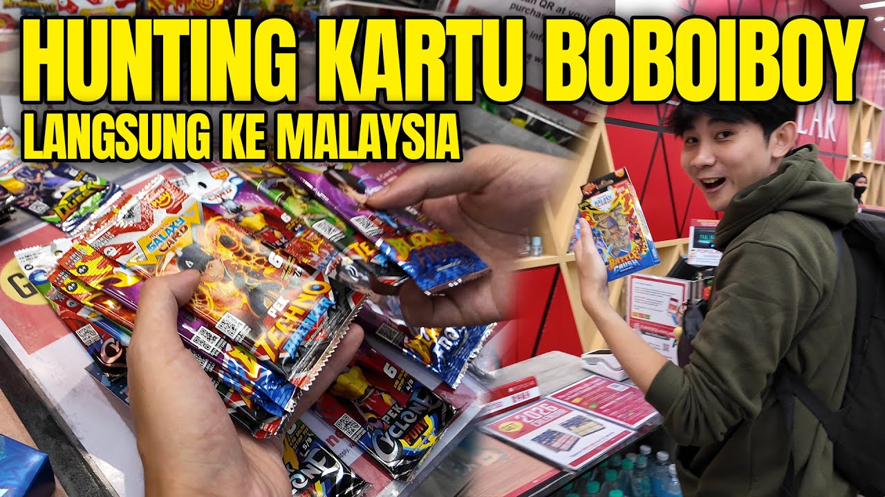 *PANEN BANYAK* GA NYANGKA DAPET INI! KYLE KE MALAYSIA DEMI HUNTING MONSTA GALAXY CARD BOBOIBOY!