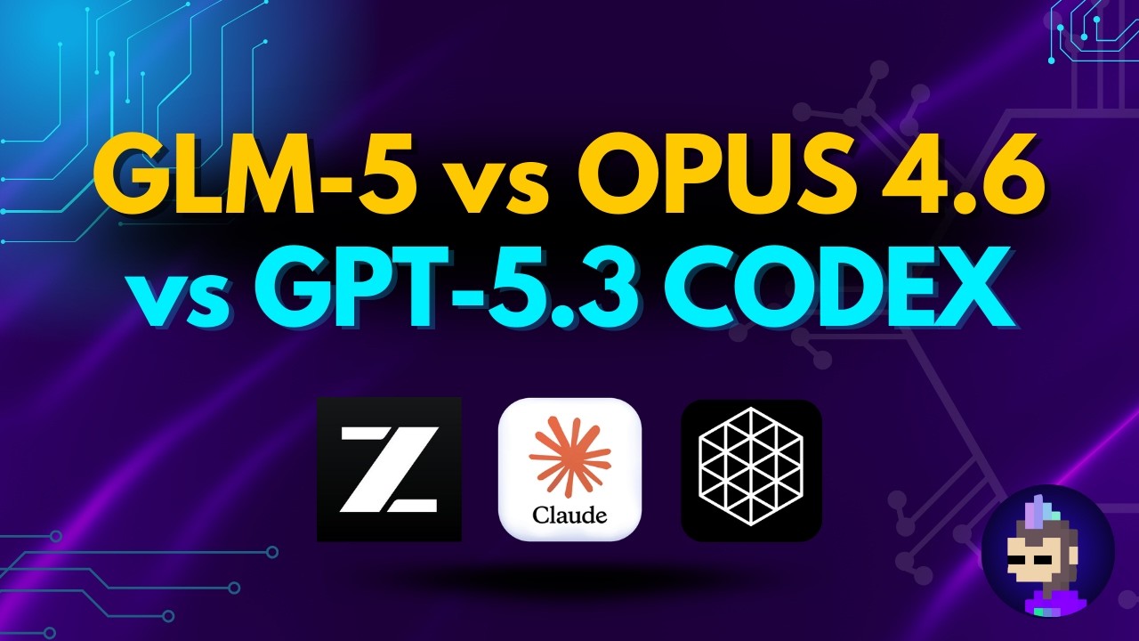 GLM-5 vs Opus 4.6 vs GPT-5.3 Codex — Real Coding Test Results
