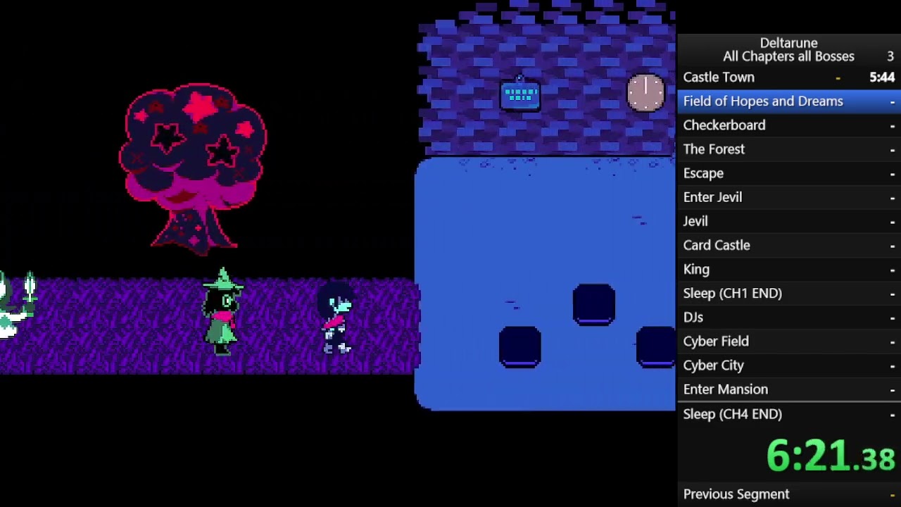 My first attempt at Deltarune All bosses Run (Deltarune Speedruns)