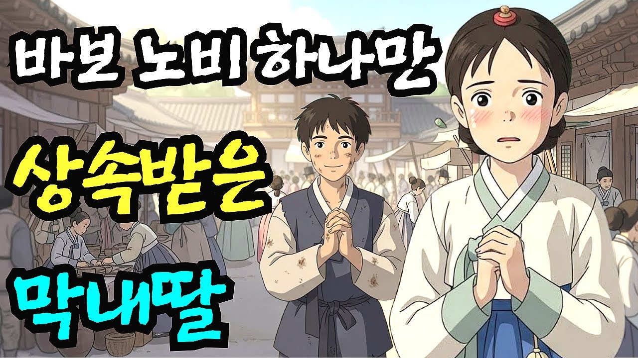 [잘때틀어놓는이야기] 바보 노비 하나만 상속 받은 막내딸 ㅣ 양담 ㅣ 설화ㅣ 전설 ㅣ옛날이야기