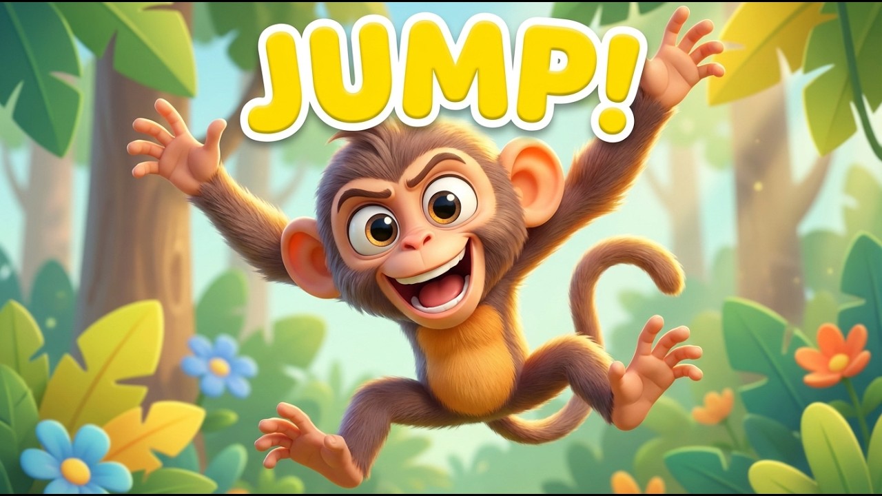 Jungle Jump Dance 🐒🌴 | Fun Animals Dancing for Kids