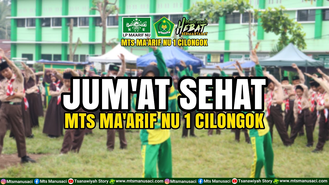 Jum'at Sehat MTs Ma'arif NU 1 Cilongok