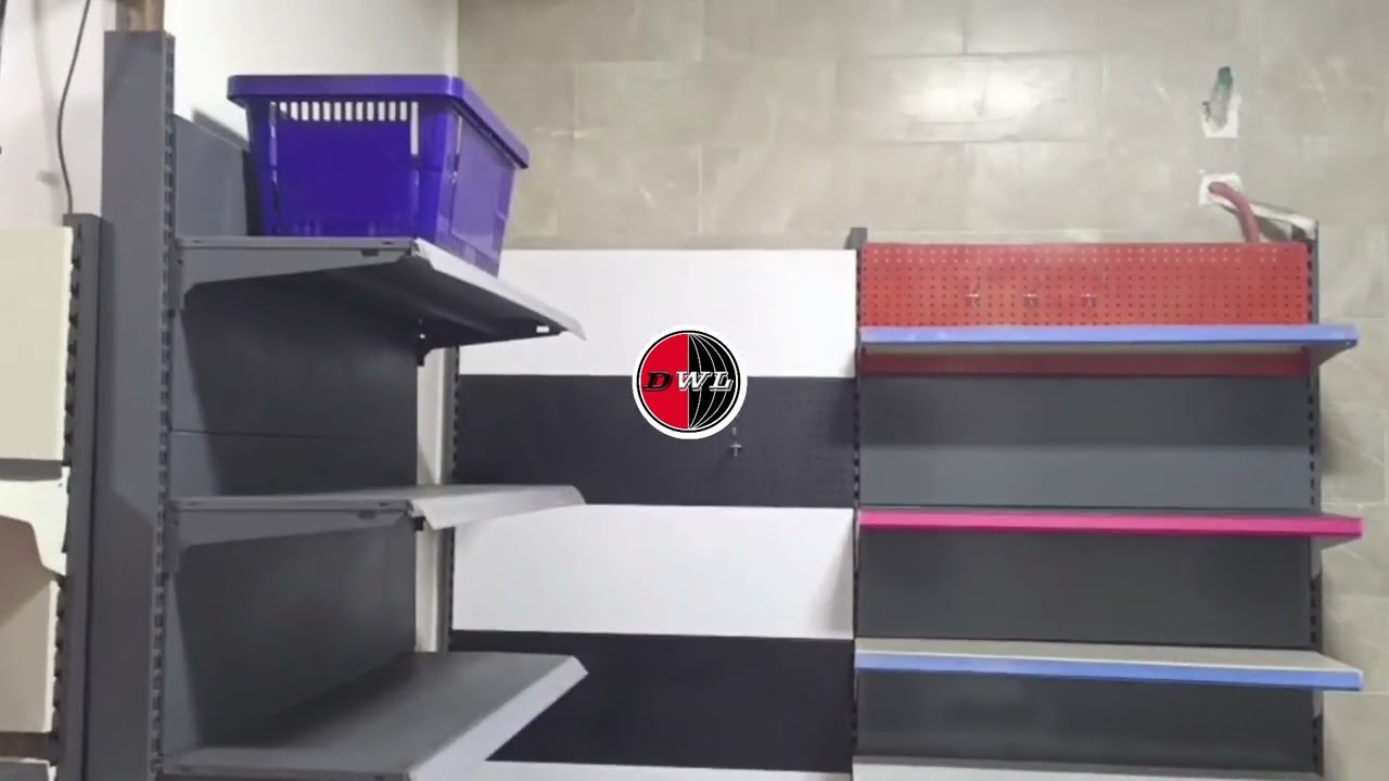 أرفف سوبر ماركت جودة متميزة وكاشير تركى