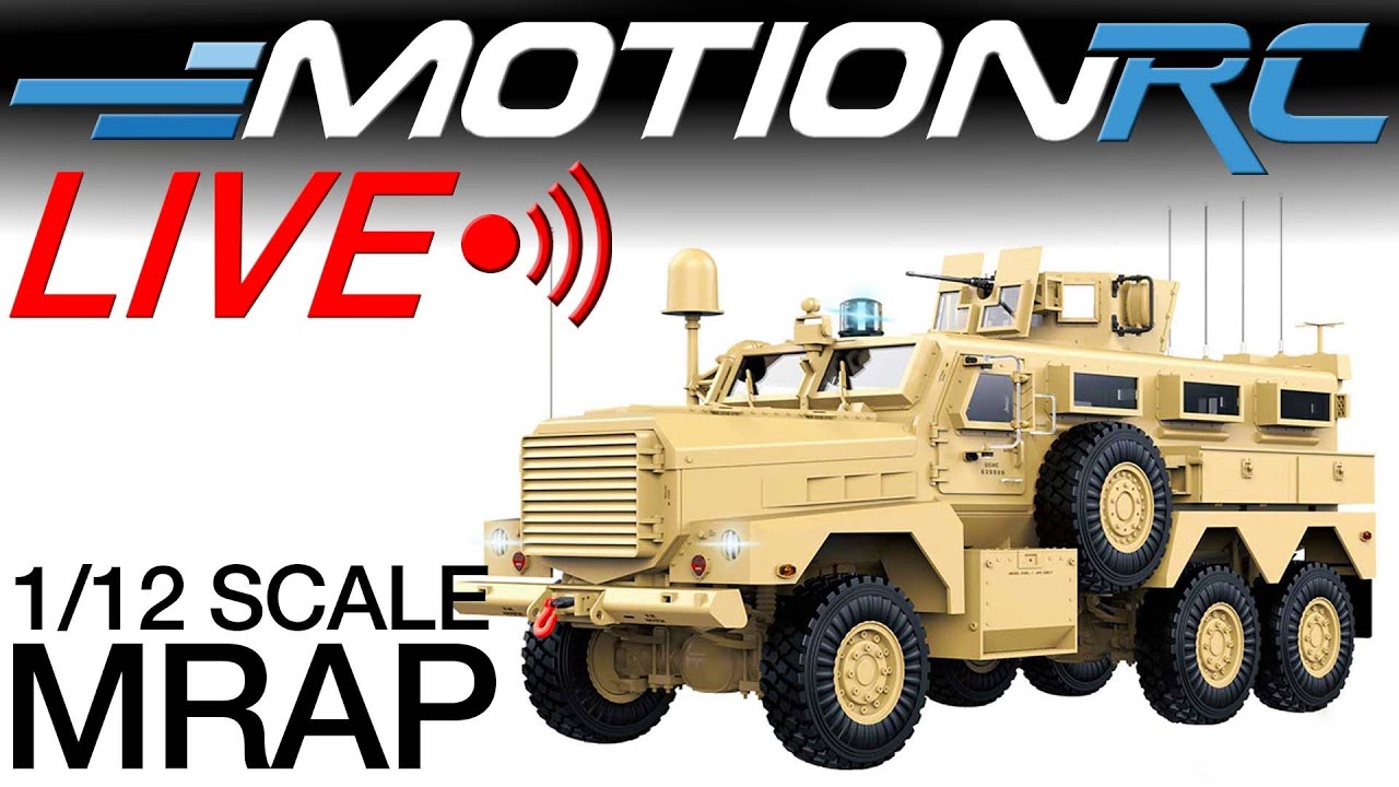 Heng Guan 1/12 Scale MRAP Military Tactical Truck Unboxing | Motion RC LIVE