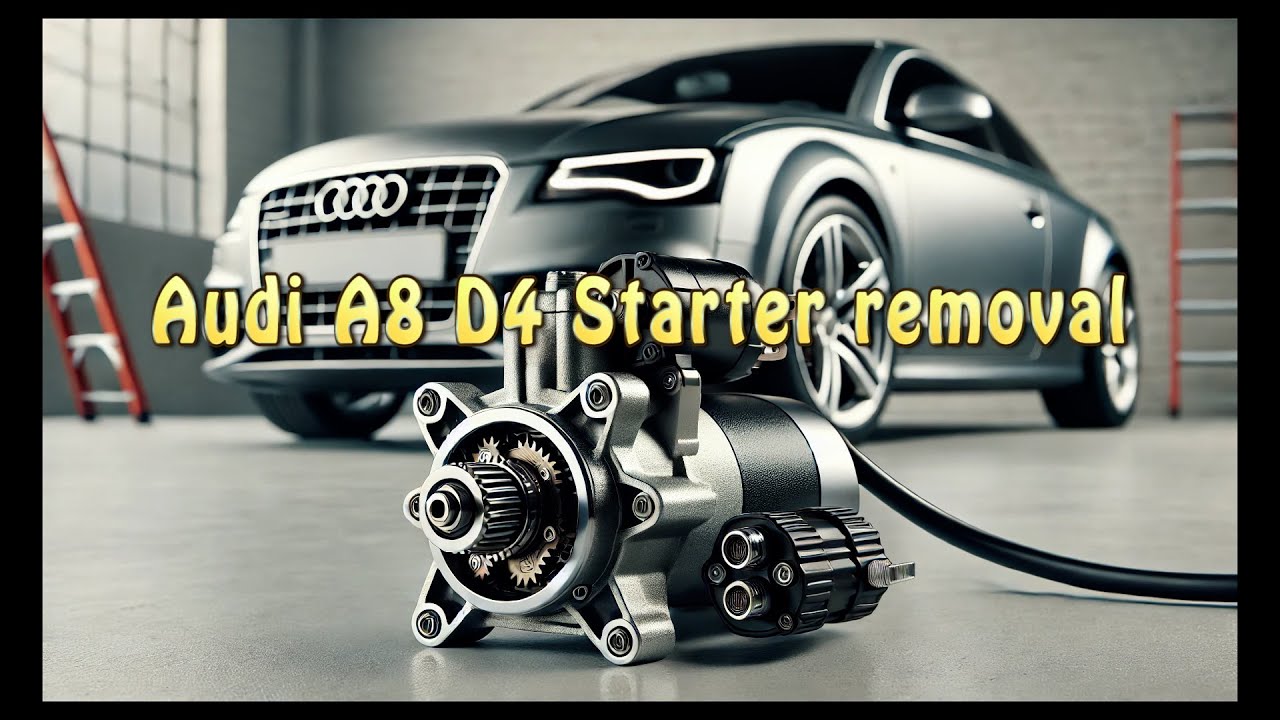 Audi A8 D4 starter removal