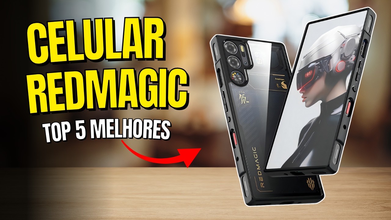 5 Melhores CELULARES da REDMAGIC para Comprar em 2026! Celular para Jogos