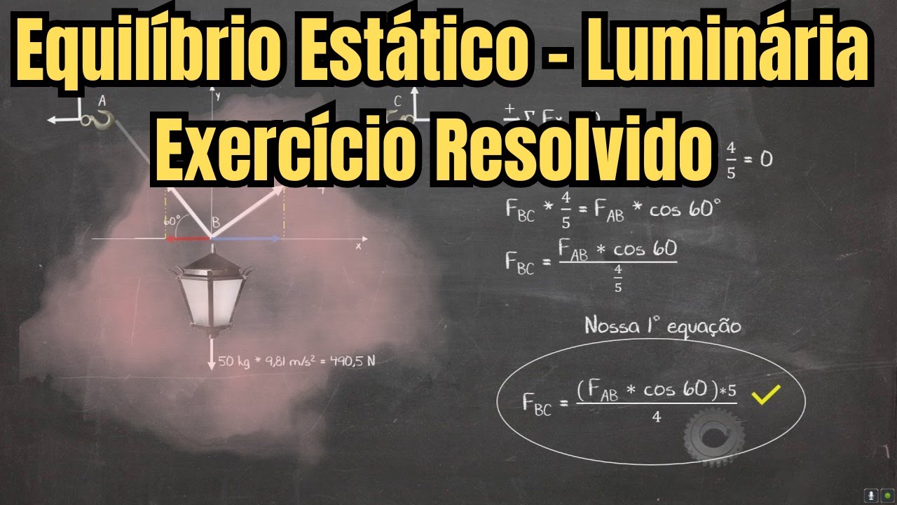 Equilíbrio Estático #02 - Luminária