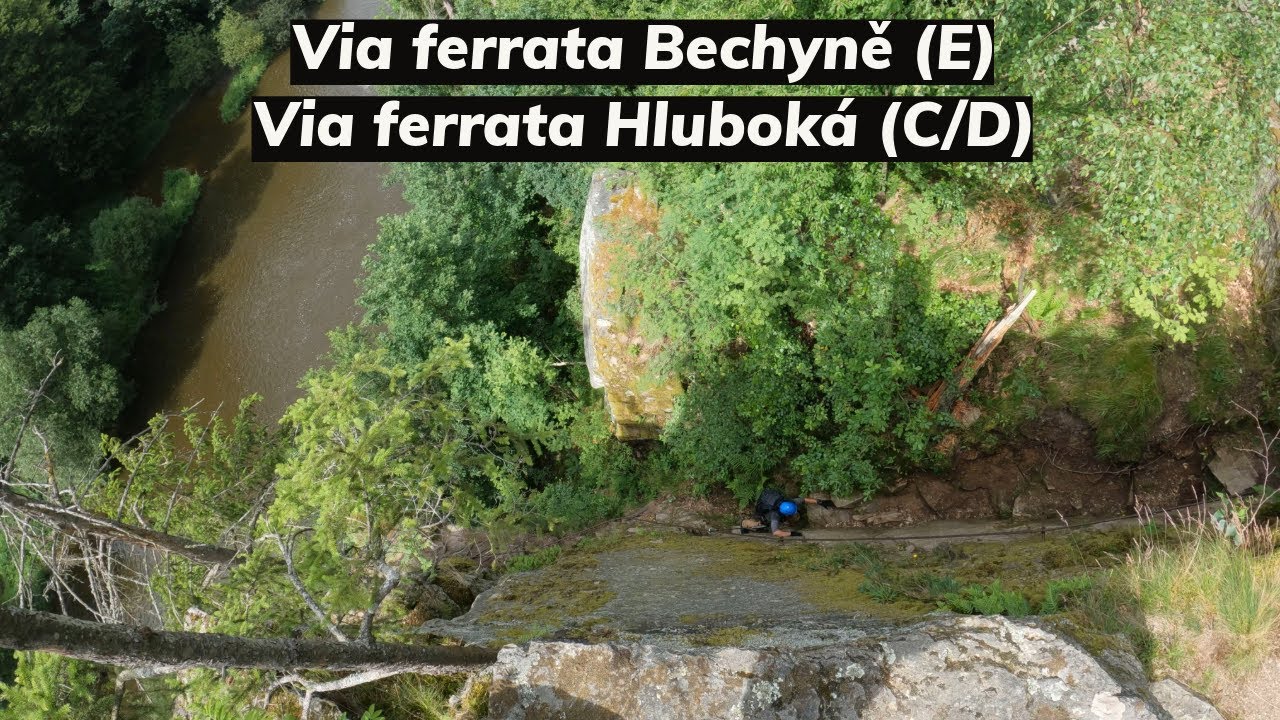 Czech Republic: Via ferrata Bechyně, Hluboká | 4K