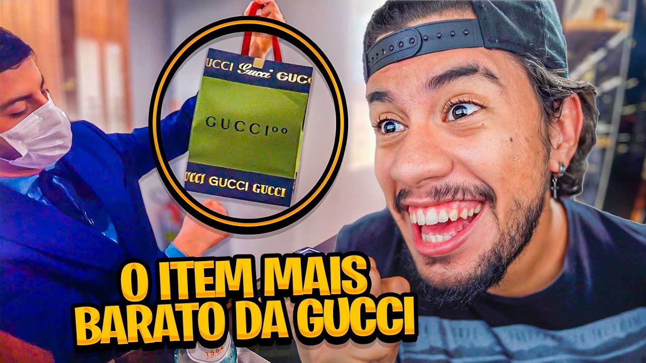 COMPREI O ITEM MAIS BARATO DA GUCCI, NAO ACREDITEI NO PREÇO!