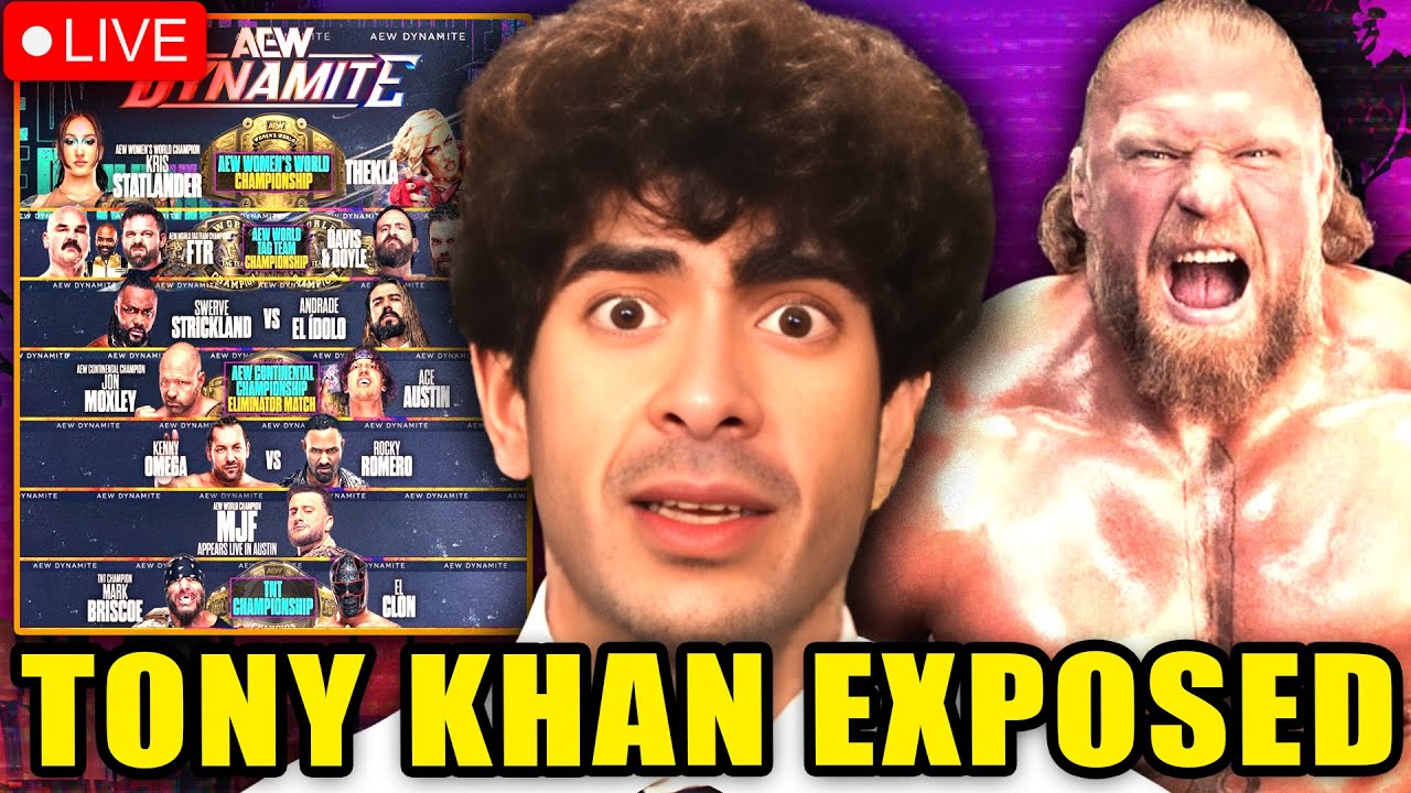 🔴 TONY KHAN BURNER ACCOUNT EXPOSED?! WWE Royal Rumble CHAOS + AEW Dynamite LIVE! | PWT #220