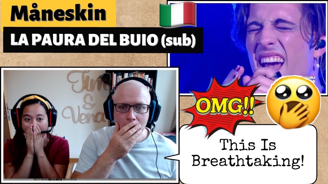 Måneskin - LA PAURA DEL BUIO / FEAR OF THE DARK | REACTION! THE ENDING IS HEAVENLY!🇮🇹