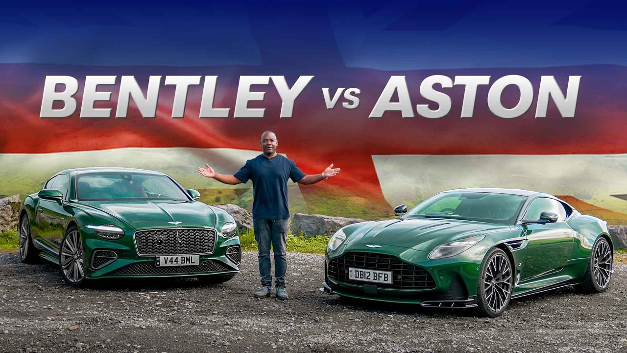 НОВЫЕ Aston Martin DB12S против Bentley GT Speed: Правители Британии