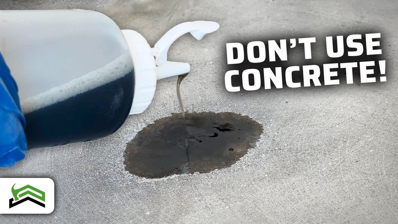 Как отремонтировать сколы или выбоины на полу гаража