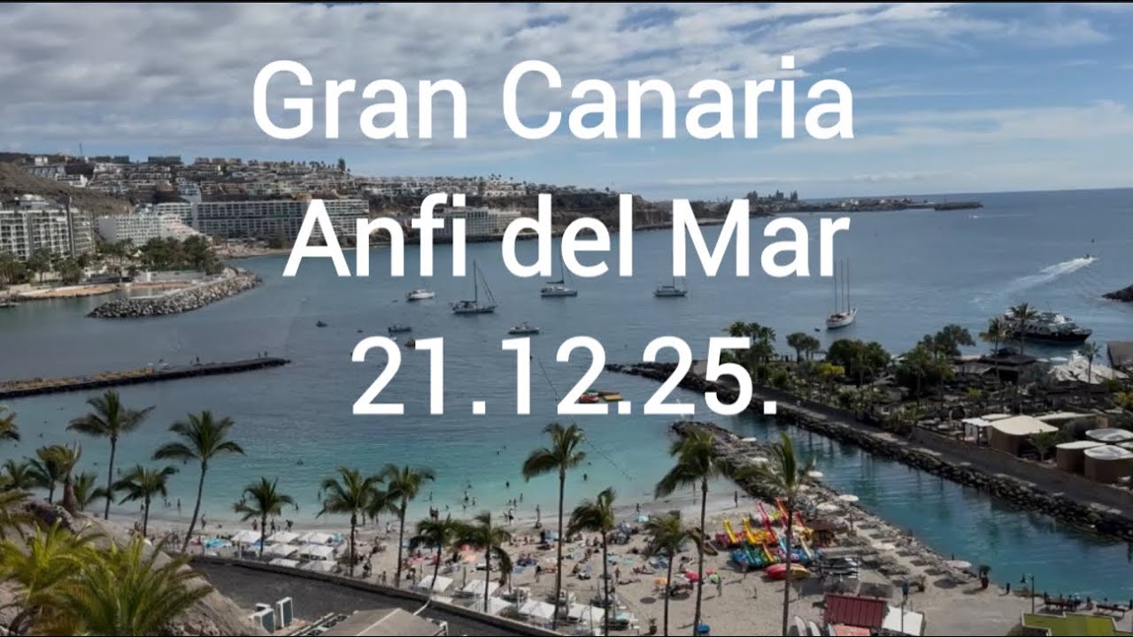 ANFI DEL MAR, GRAN  CANARIA 21 Dezember 2025.
