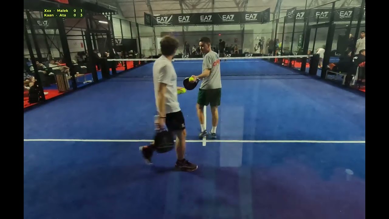 Kaan Göne, Ata vs Malek team. Ista padel with GLASS app. Intermediate+ level padel match