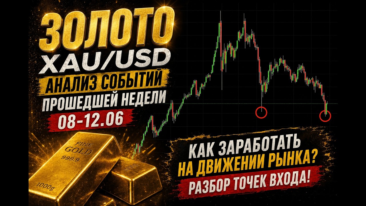 Золото (XauUsd) | События прошедшей недели как на этом заработать!