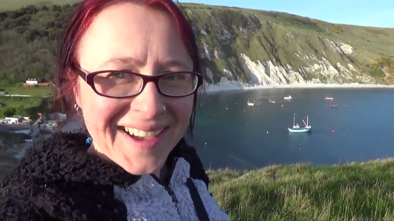 Off to Lulworth Cove with Imo and Izzy