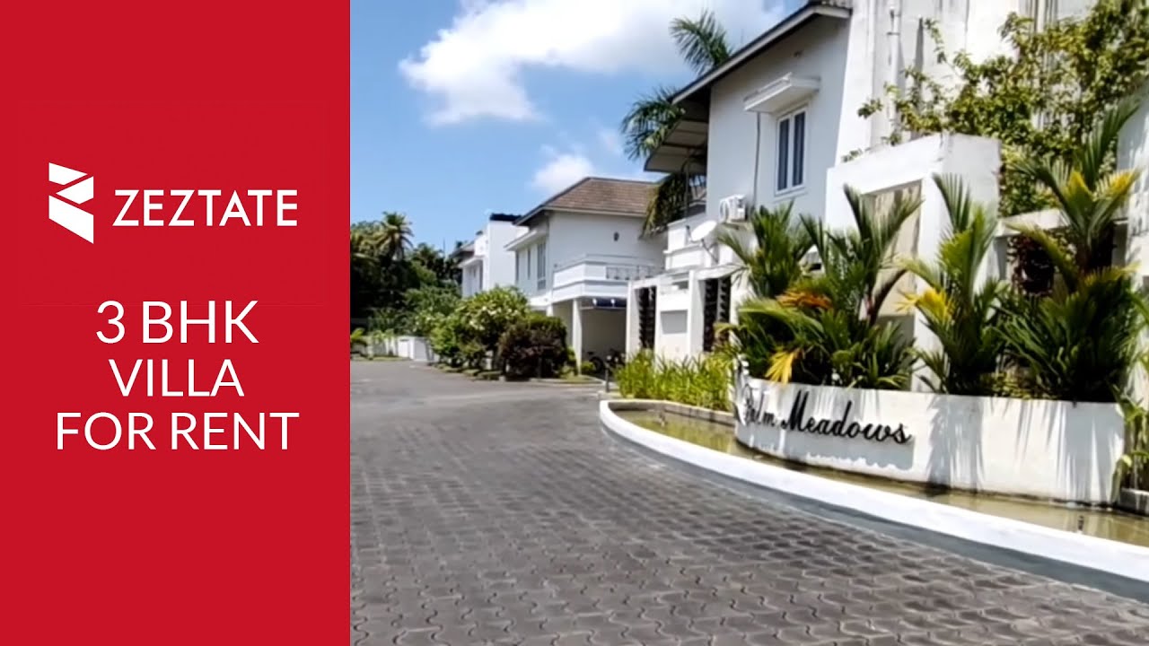 3 BHK Villa for Rent at Prime Meridian Palm Meadows Panangad, Kochi