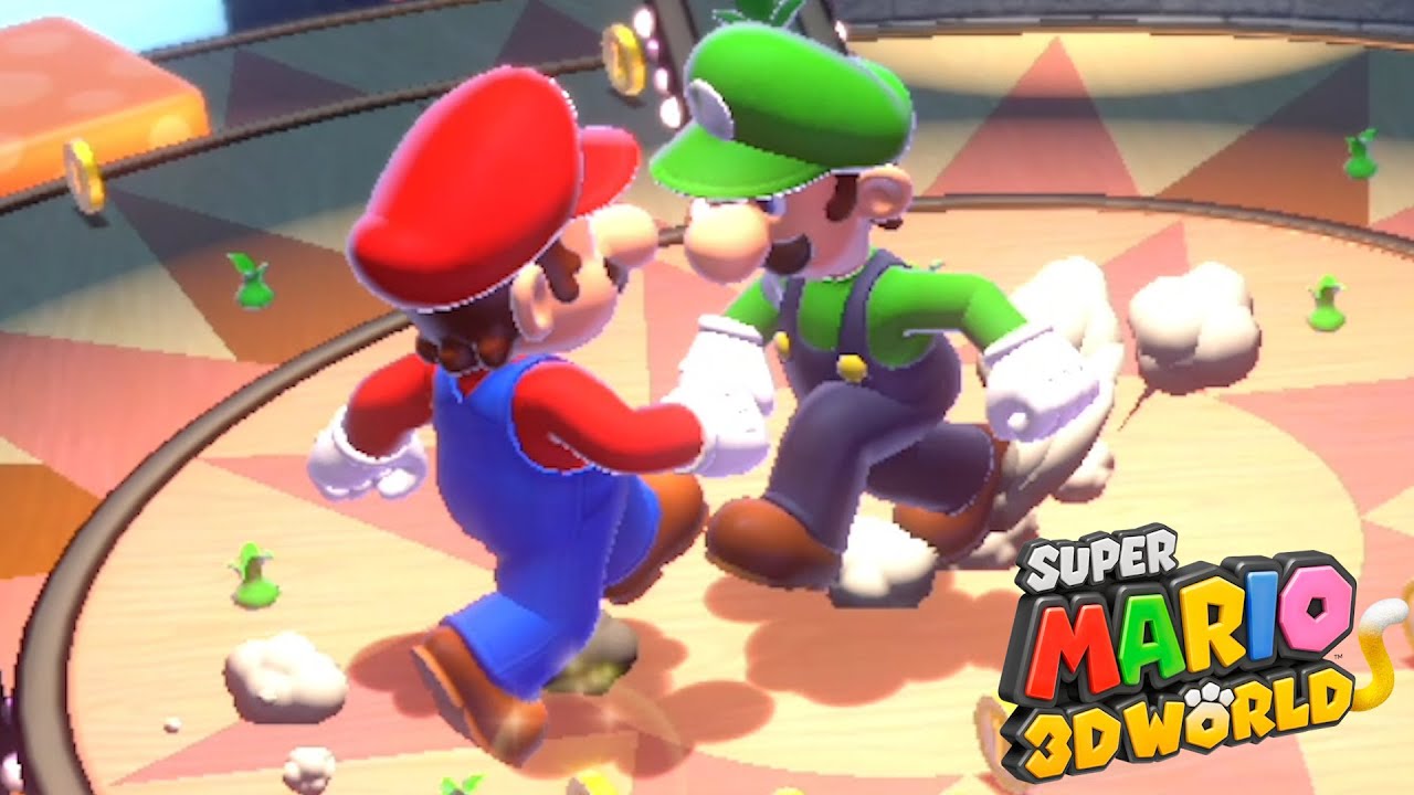 【4人実況】超巨大マリオと超巨大ルイージ『 スーパーマリオ 3Dワールド 』#5