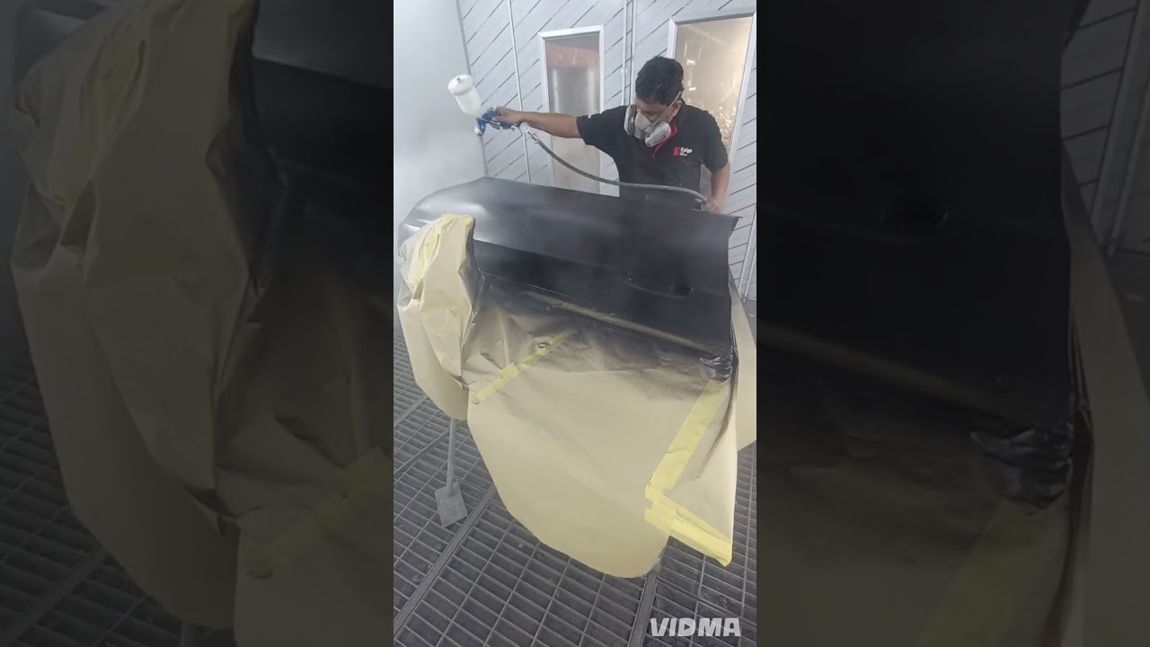 front dide door paint car