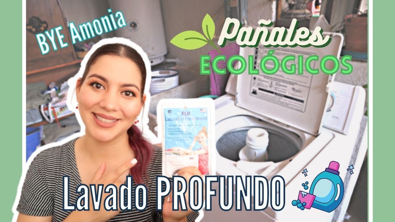 Cómo eliminar los malos olores de los pañales ecológicos 🌎🌱| Lavado profundo | Amoniaco en pañales