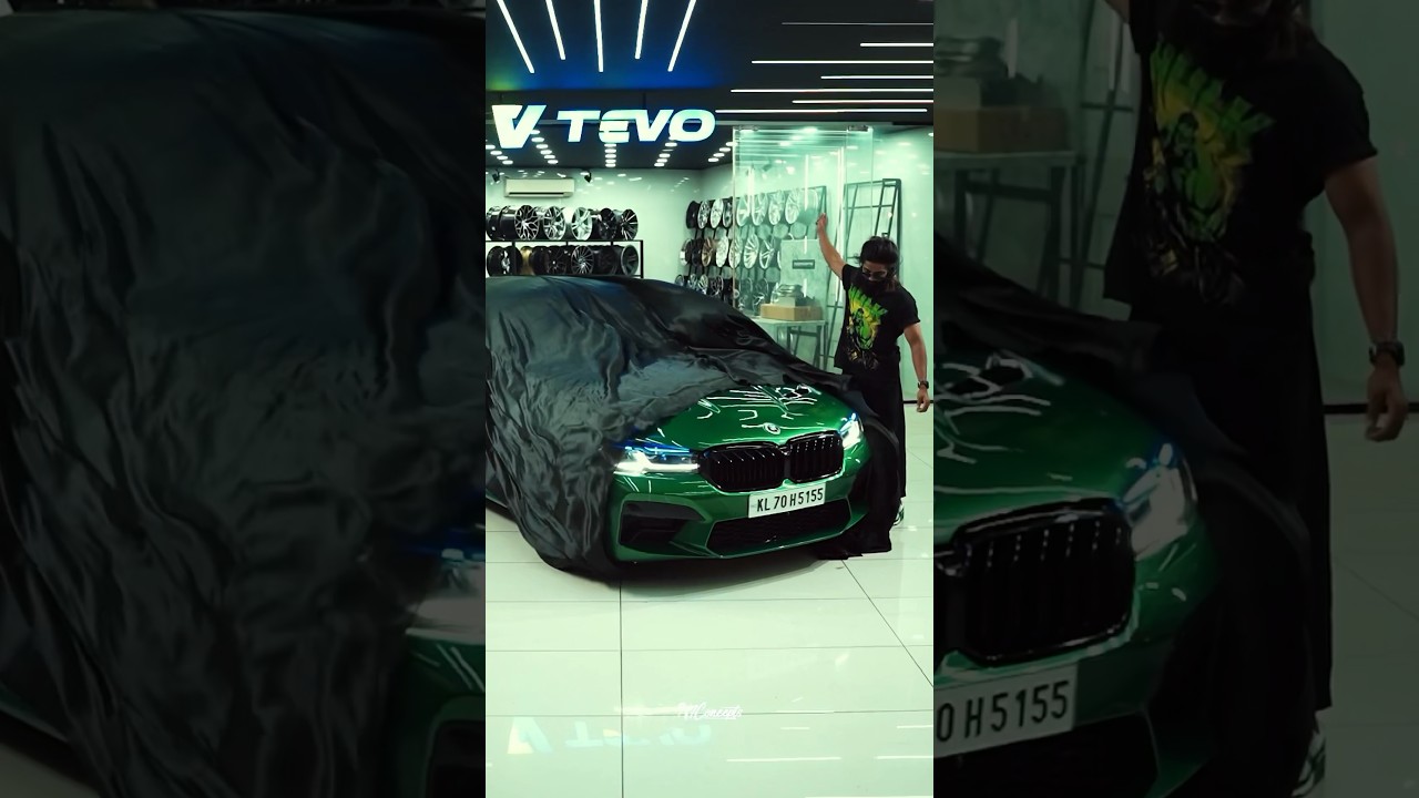 Isle Of Man Green Bmw M5 #bmwm5 #bmwf10 #modified #modifiedcars #keralamodified