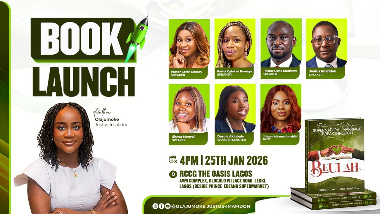 BEULAH BOOK LAUNCH - 25 JANUARY 2026