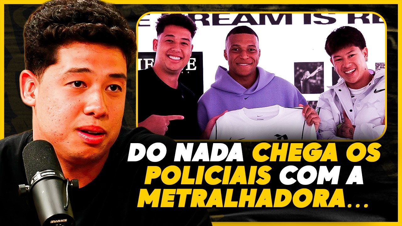 OS BASTIDORES INSANOS da GRAVAÇÃO com MBAPPÉ!