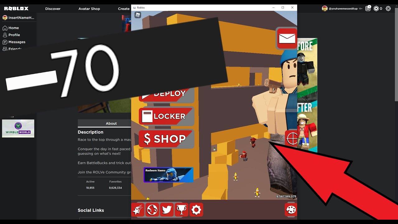 How to go below 70 FOV in Arsenal (Roblox)