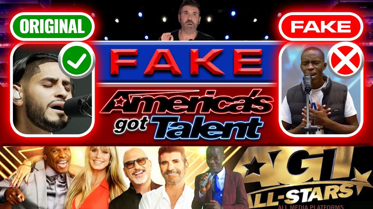 Фейковое видео America's Got Talent 2 (AGT) - оригинальное и поддельное видео - обман людей ради ...