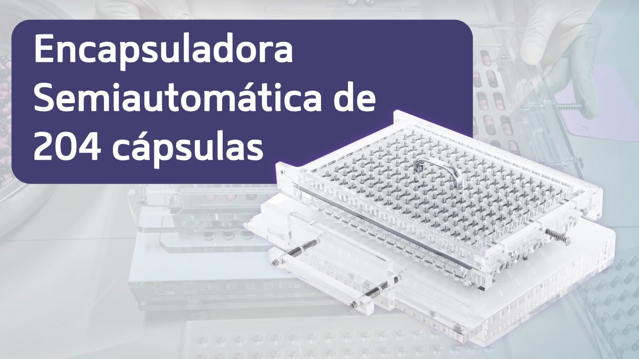 ENCAPSULADORA SEMIAUTOMATICA DE 204 CAPSULAS