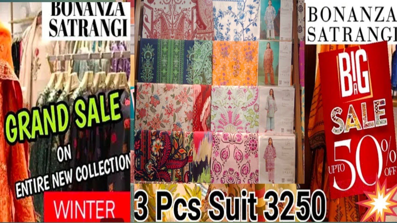Bonanza Satrangi New Winter Collection Sale/Satrangi Printee & Embroided Collection Detailed Reveiw