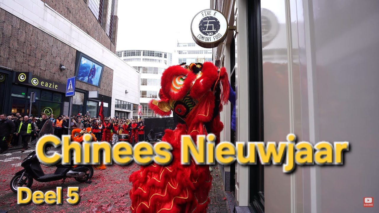 Deel 5: Chinees nieuwjaar💥中國新年💥中国新年 💥 Zhōngguó xīnnián💥Chinatown💥Denhaag 💥Drakendans💥Leeuwendans💥