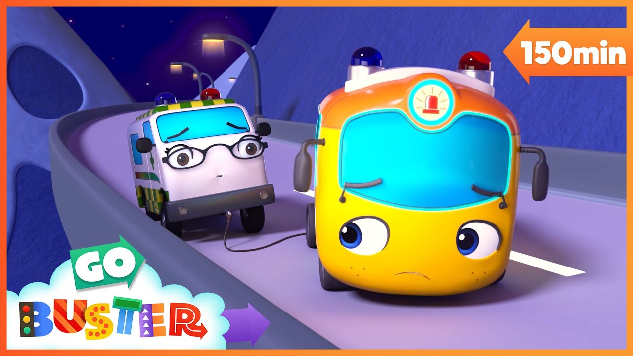 🚑 Learn about Ambulances! The Ambulance Bus | Go Learn With Buster | Videos for Kids