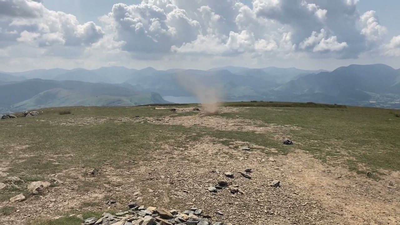 Dust Devil near Blencathra summit: 2 of 3