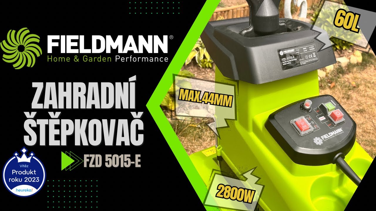 Fieldmann ZAHRADNÍ ŠTĚPKOVAČ FZD 5015-E | Kompletní Ukázka Funkčnosti #diy  #test  #recenze